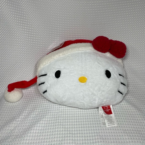 Hello Kitty Santa Hat Pillow Plush - Picture 5 of 10
